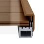 F-профіль для фасадної дошки Legro Natural Teak